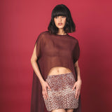 Flama Top | Burgundy