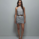 Alquimia Mini Skirt | Morning Mist