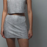Alquimia Mini Skirt | Morning Mist