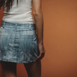 Grace Mini Skirt | Blue Haze
